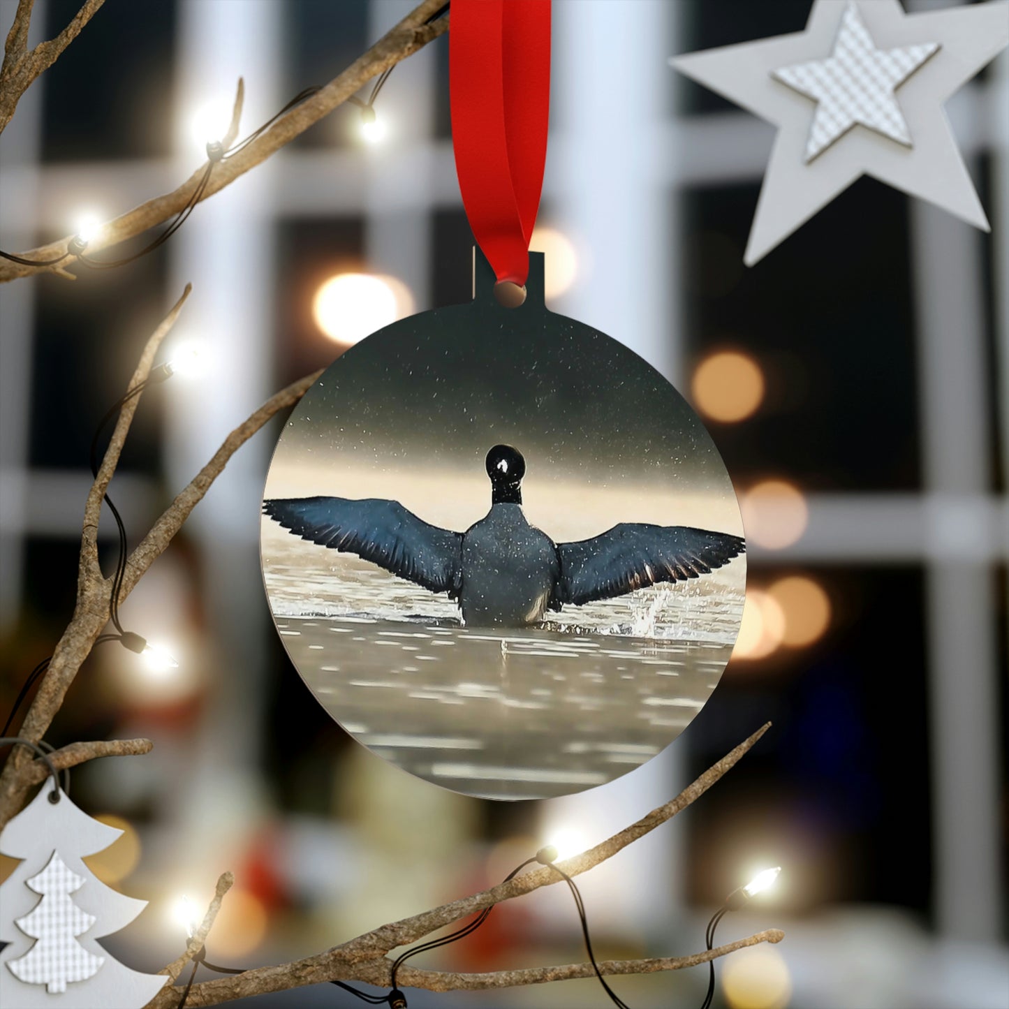 Loon Wingspread Ornament