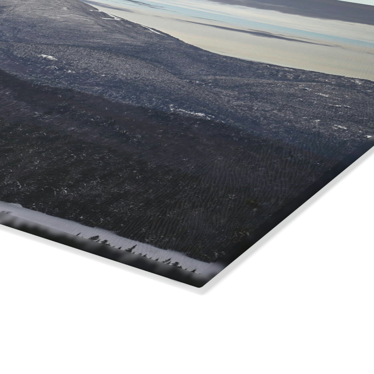 Glass Cutting Board - Mountain Town