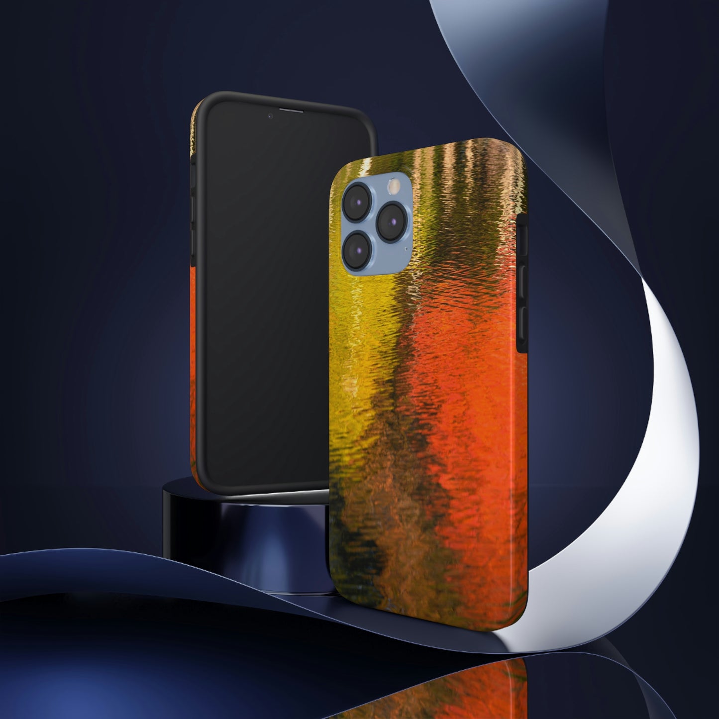 Impact Resistant Phone Case - Reflections of Autumn