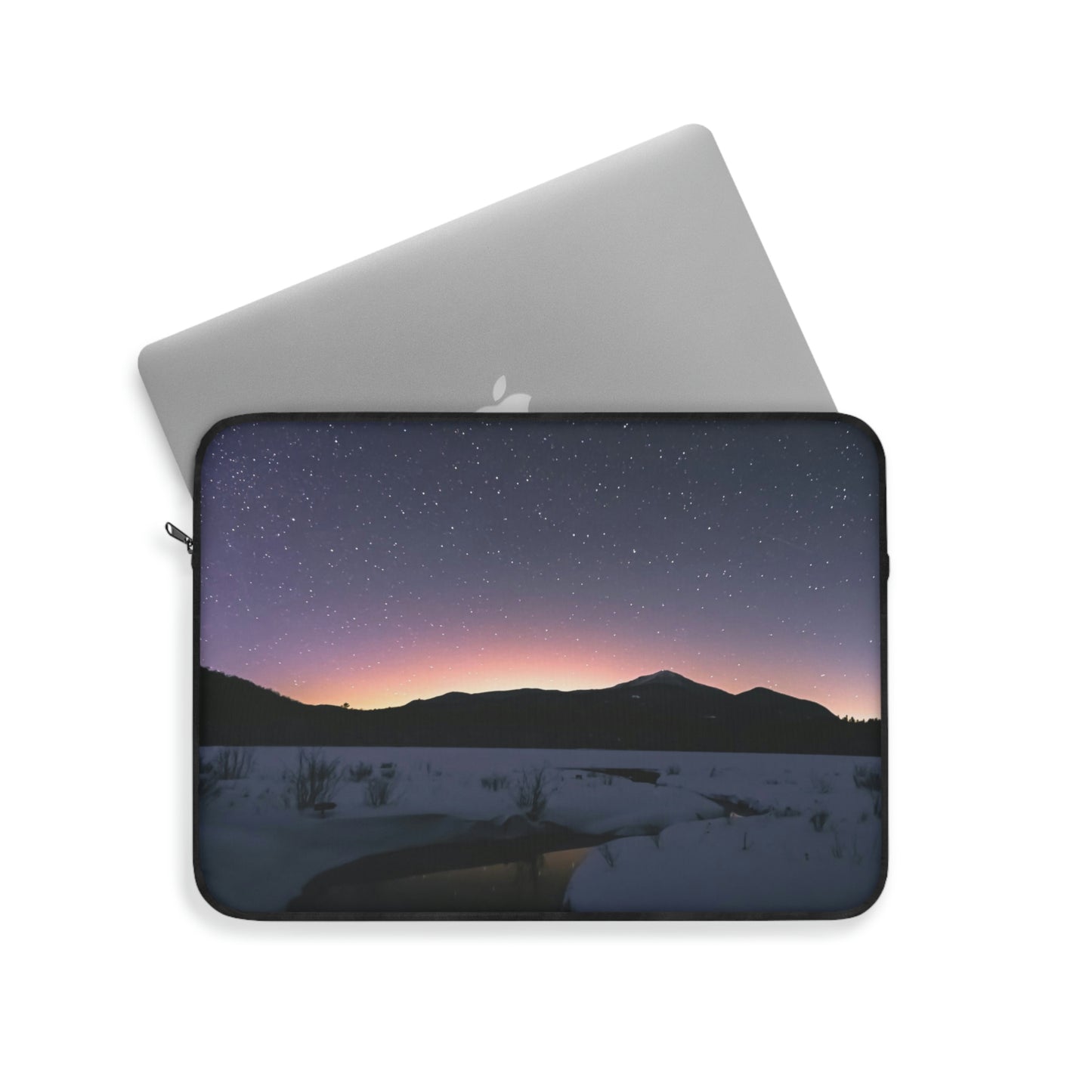 Laptop Sleeve - Starlit Aurora over Whiteface Mt.