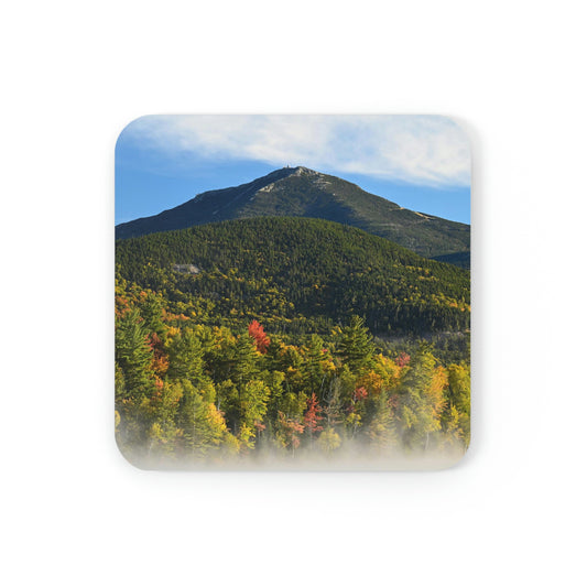 Cork Back Coaster - Whiteface Autumn