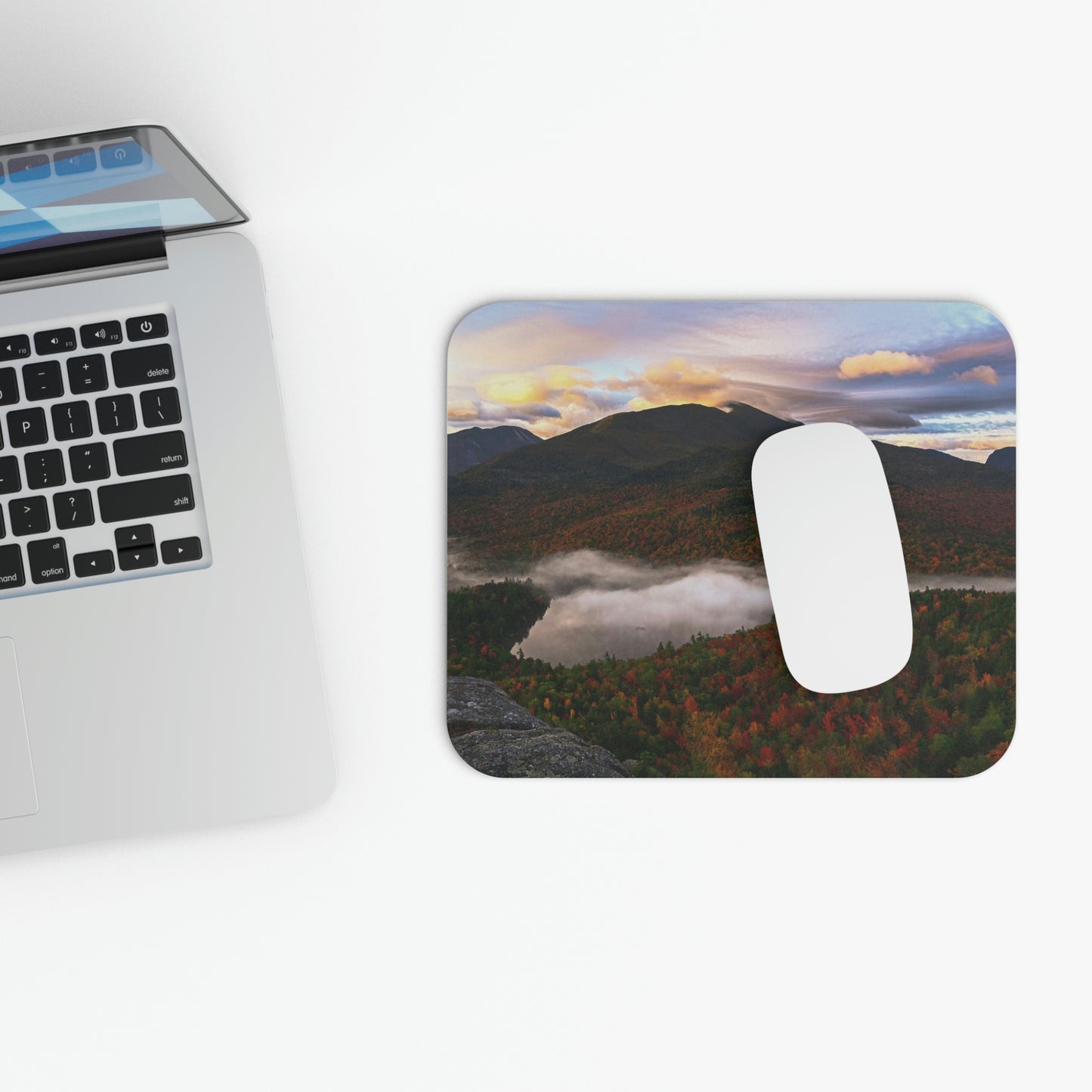 Autumn Sunrise over Heart Lake Mouse Pad