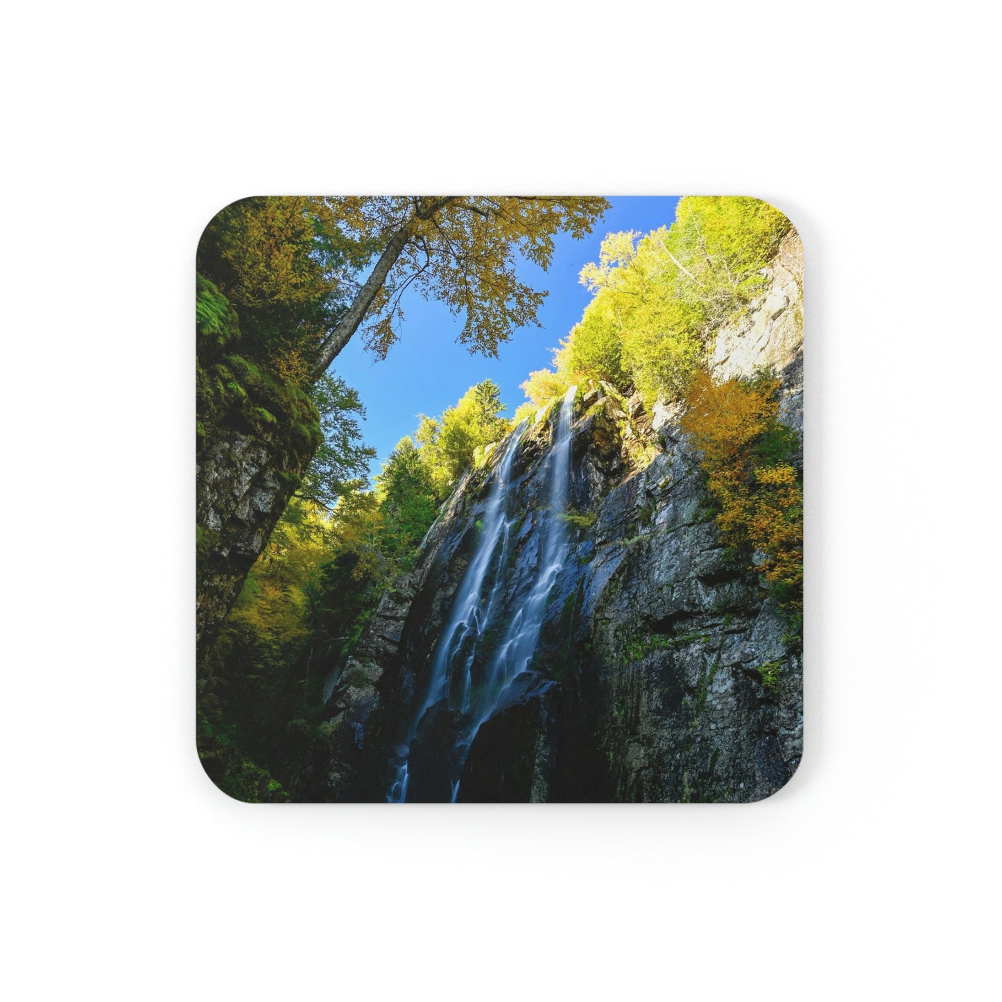 Cork Back Coaster - Rainbow Falls