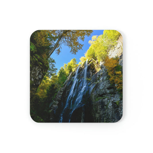 Cork Back Coaster - Rainbow Falls