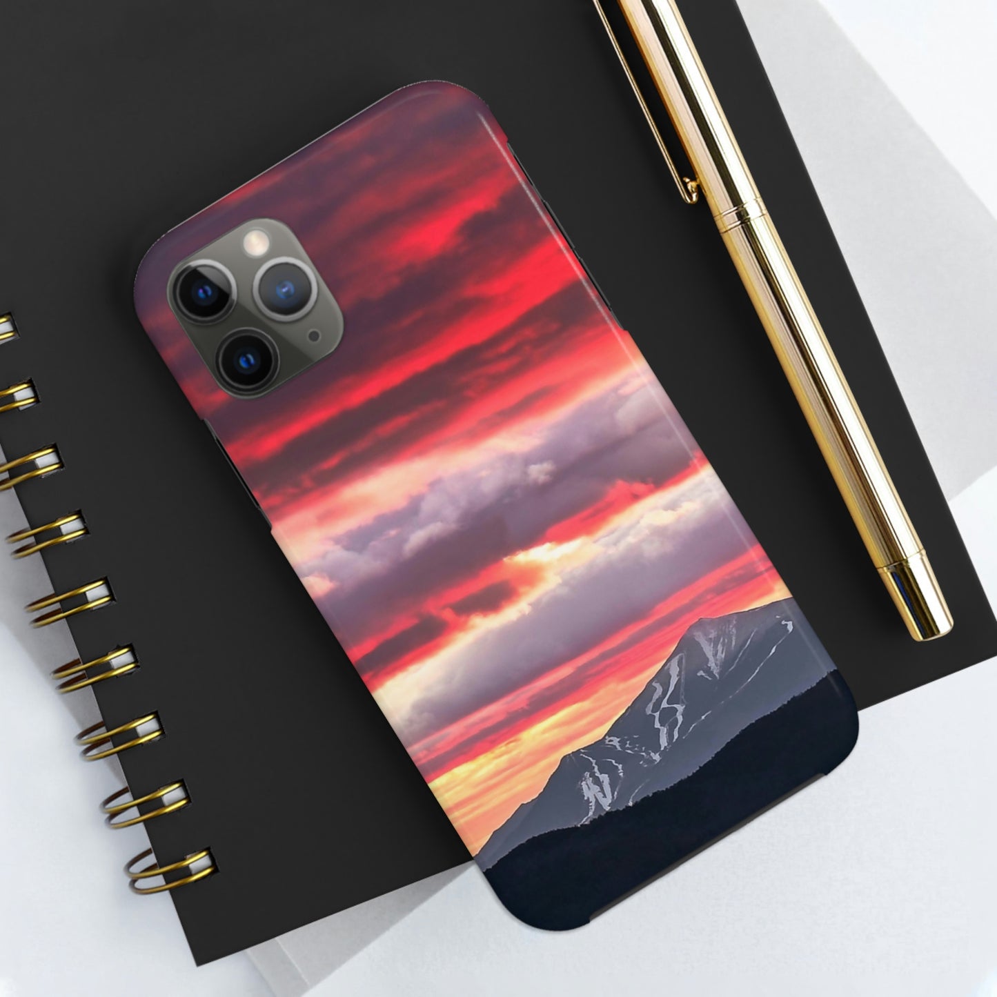 Impact Resistant Phone Case - Whiteface Mt. Sunset