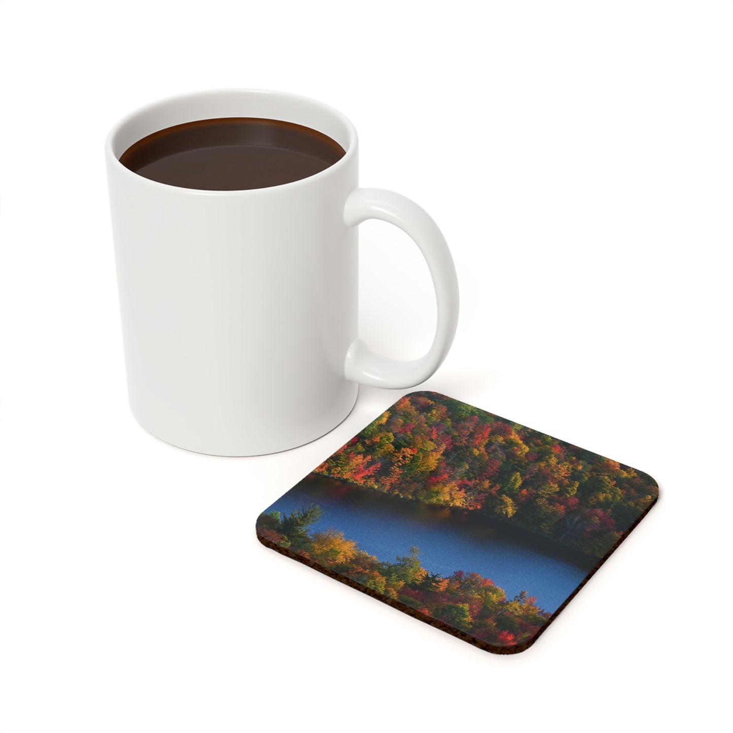 Cork Back Coaster - Peak Foliage