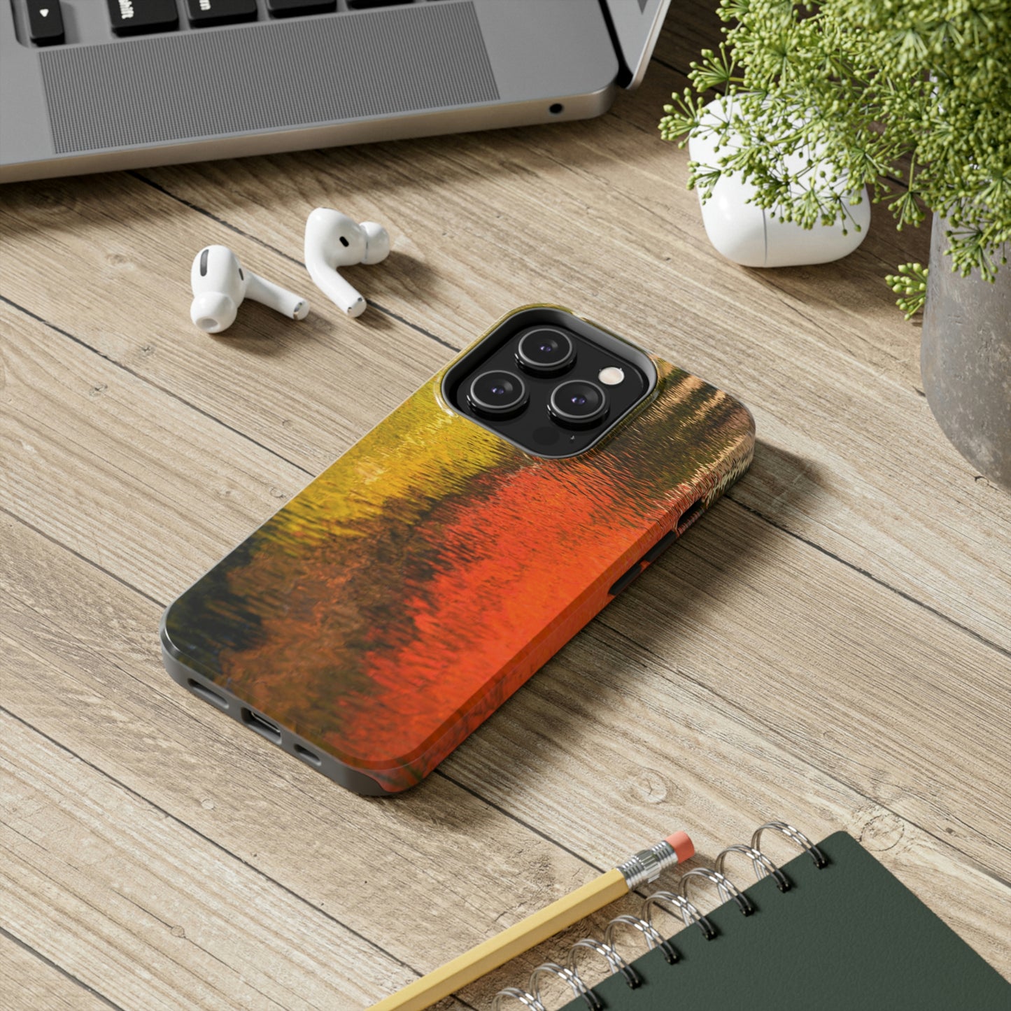 Impact Resistant Phone Case - Reflections of Autumn