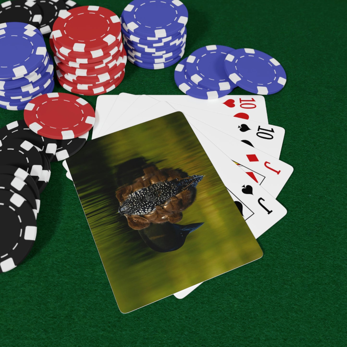 Playing Cards - Mother Loon & Babies
