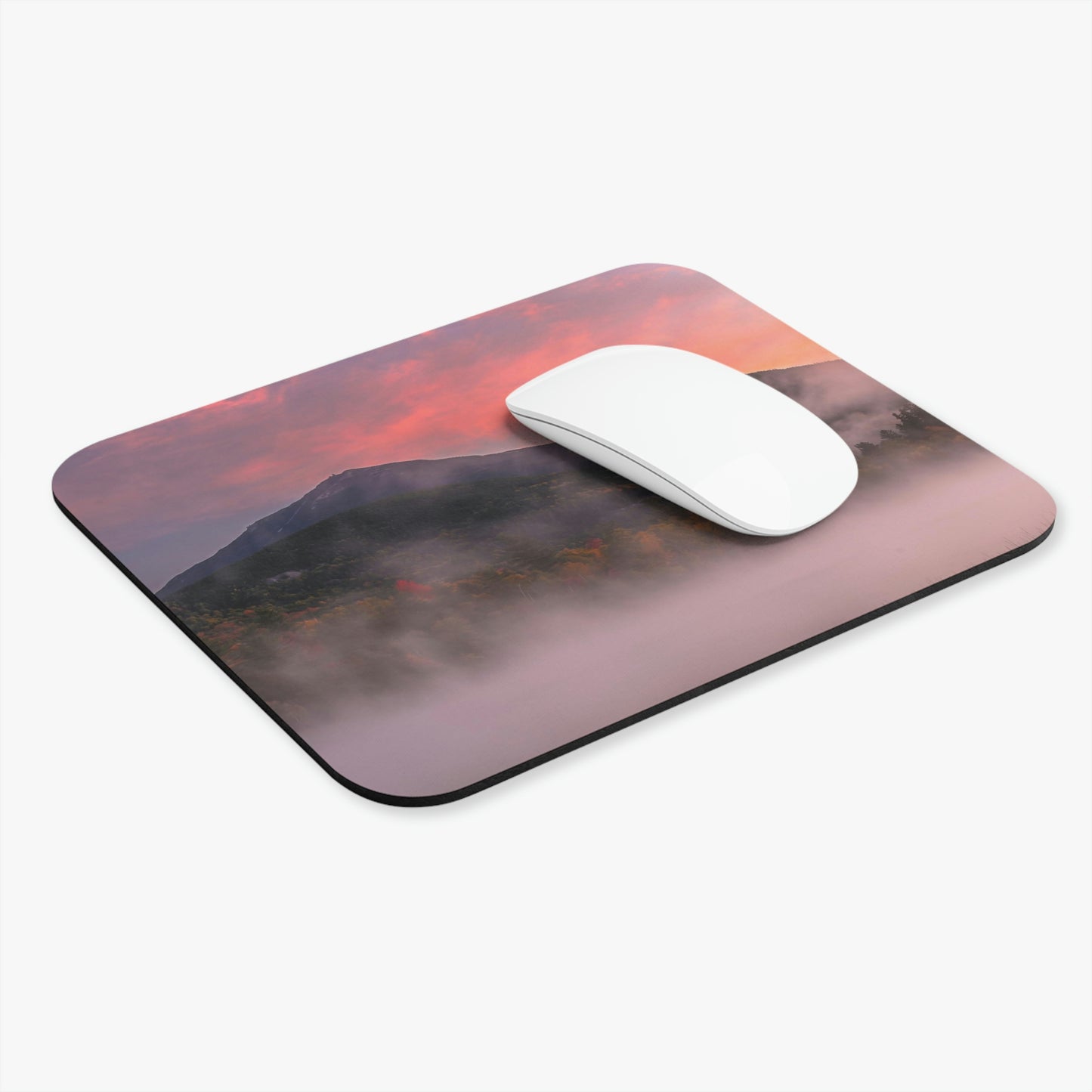 Dreamy Autumn Morning Mouse Pad