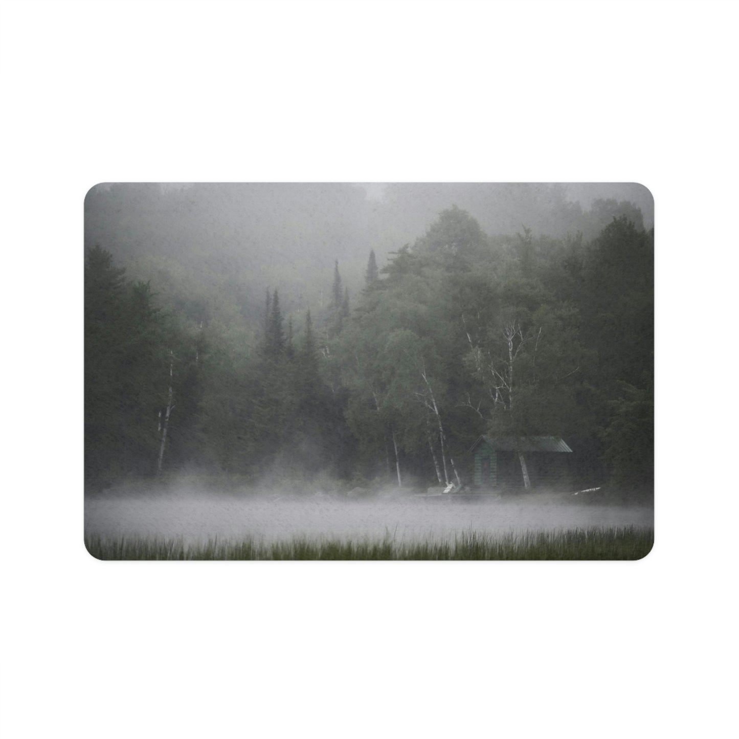 Pet Food Mat - Adirondack Morning