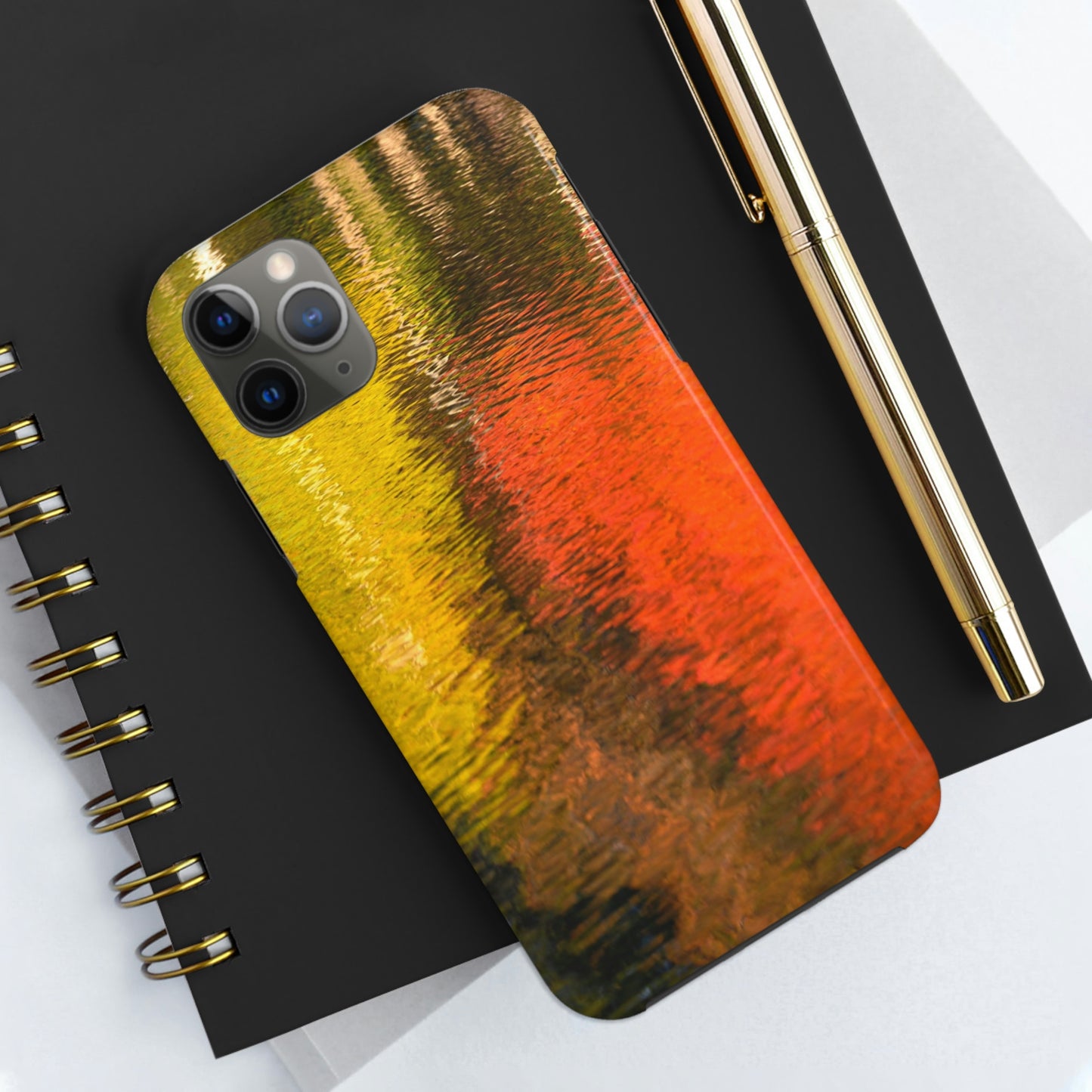 Impact Resistant Phone Case - Reflections of Autumn