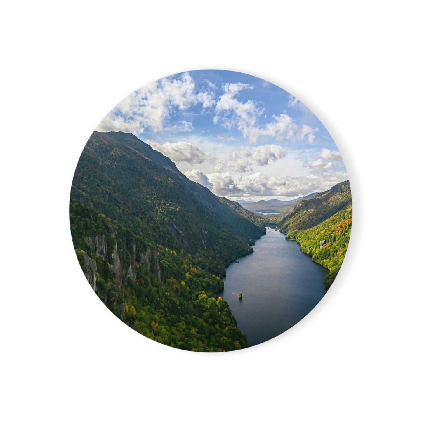 Cork Back Coaster - Indian Head Autumn