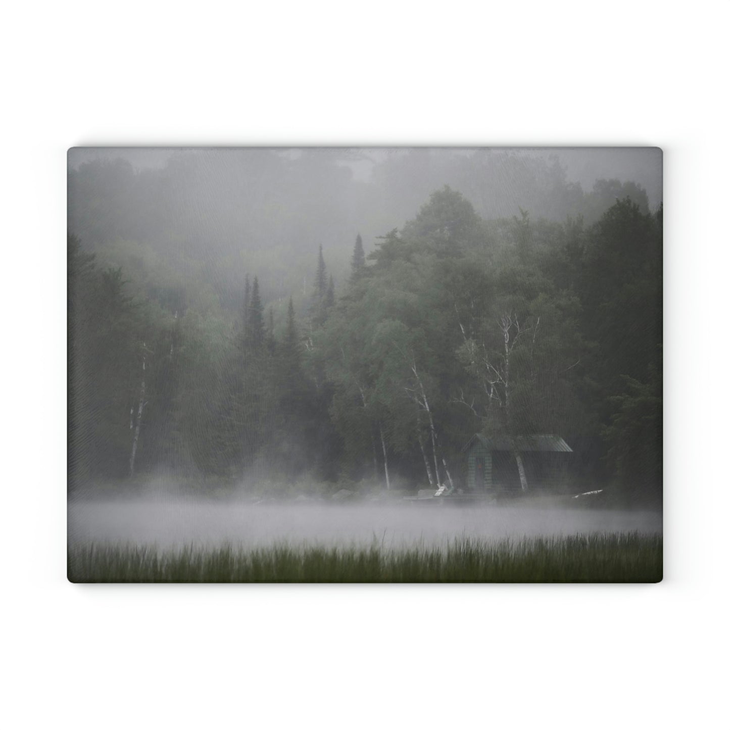 Glass Cutting Board - Adirondack Morning