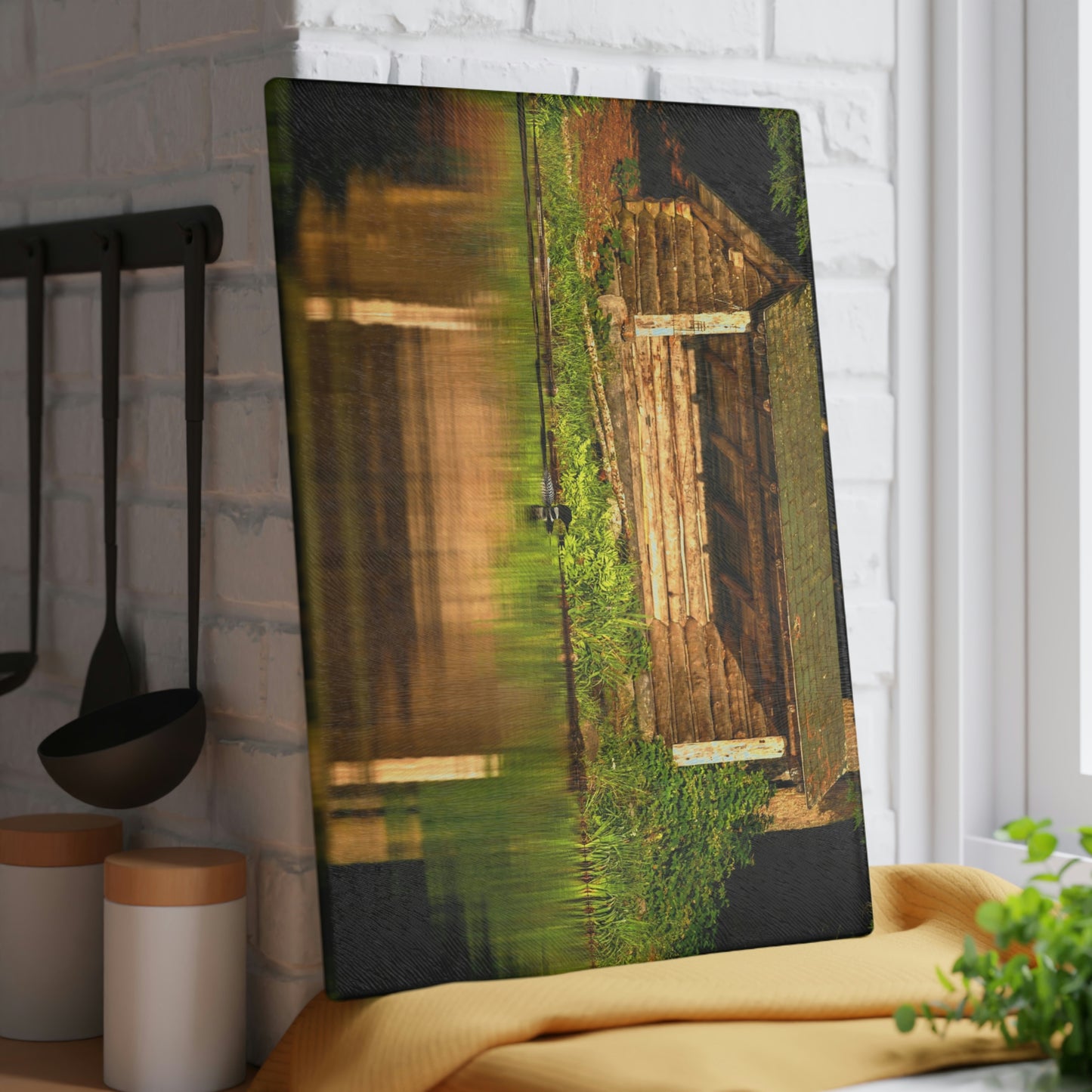 Glass Cutting Board - Lean-to & Loon