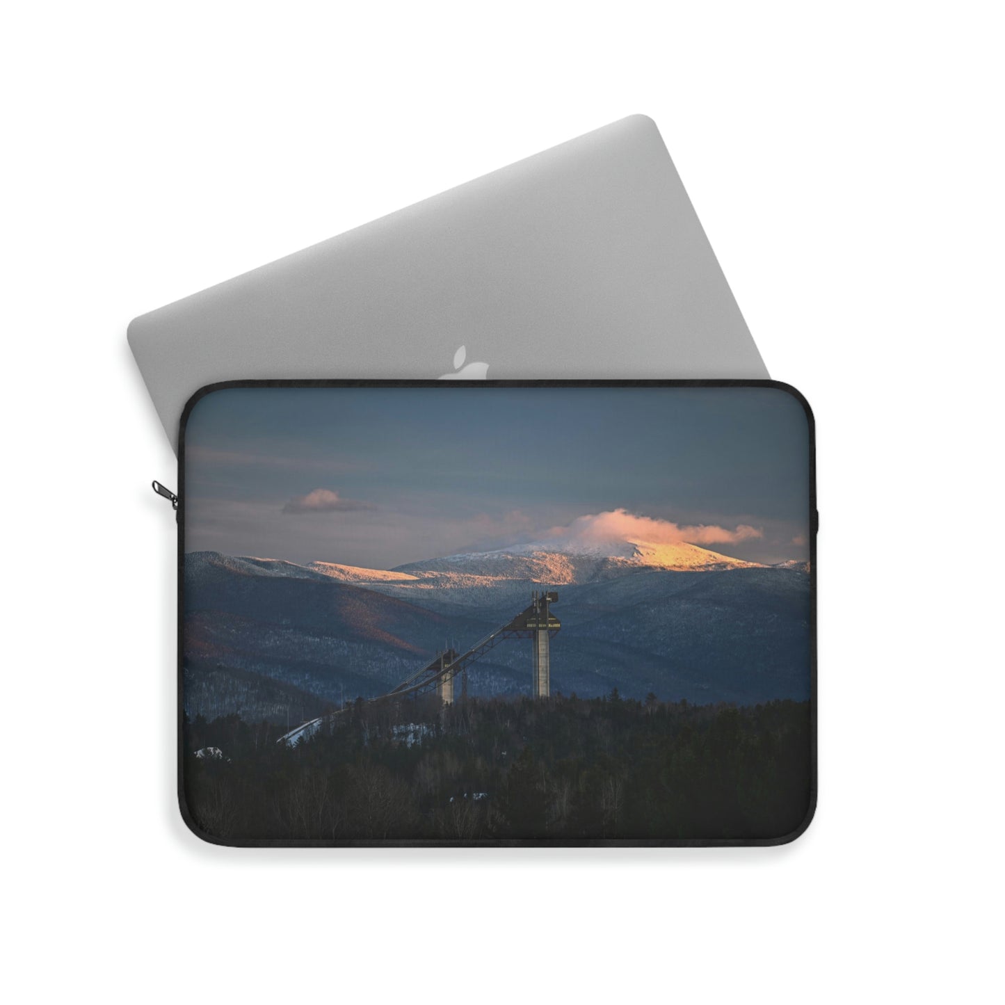 Laptop Sleeve - Olympic Ski Jumps, Lake Placid