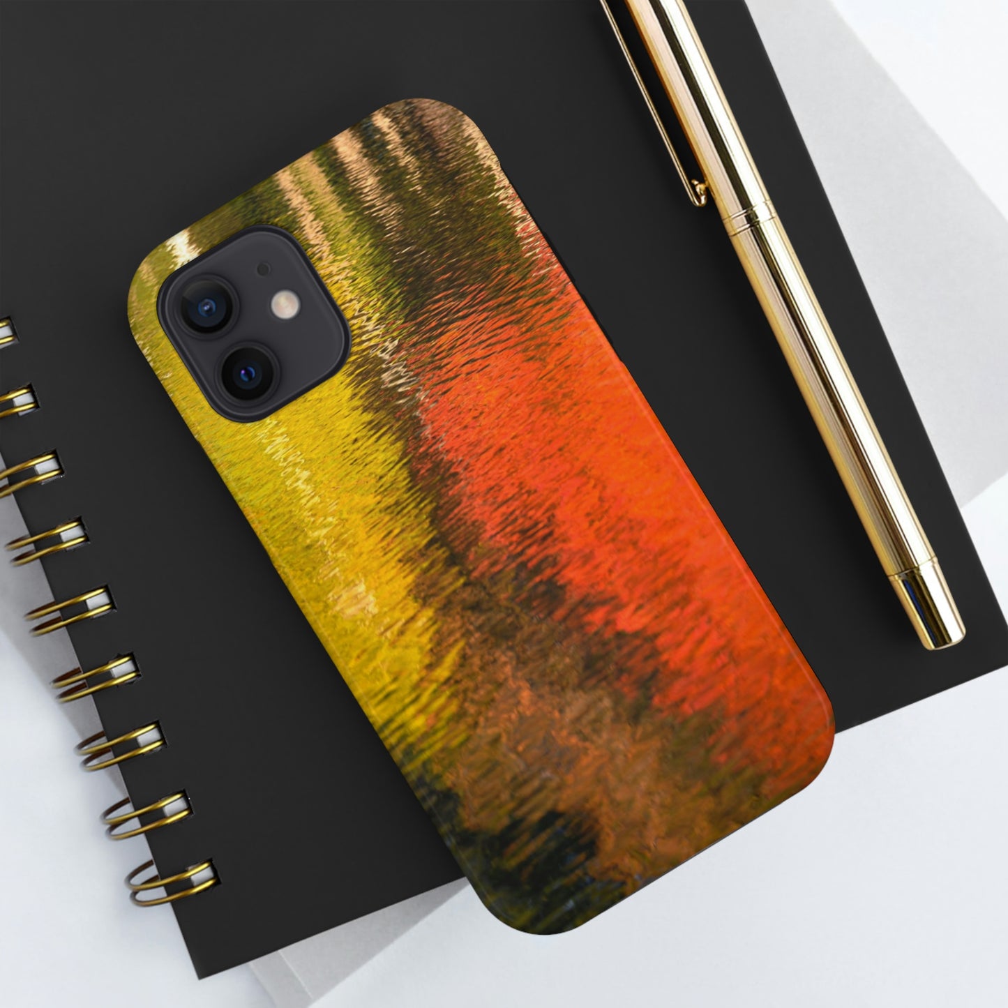 Impact Resistant Phone Case - Reflections of Autumn