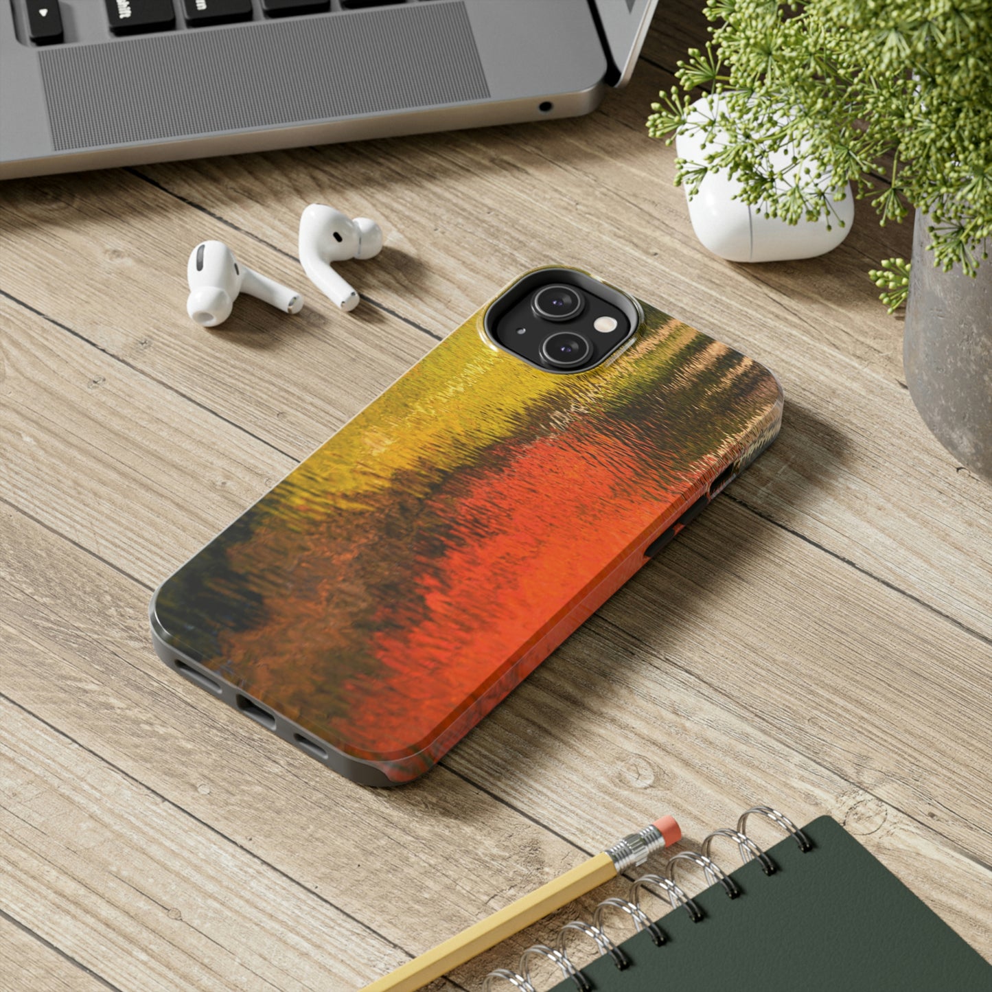 Impact Resistant Phone Case - Reflections of Autumn
