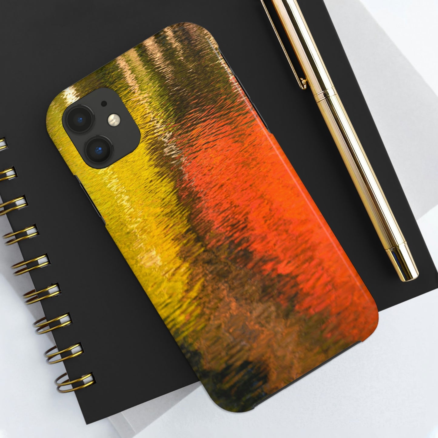 Impact Resistant Phone Case - Reflections of Autumn