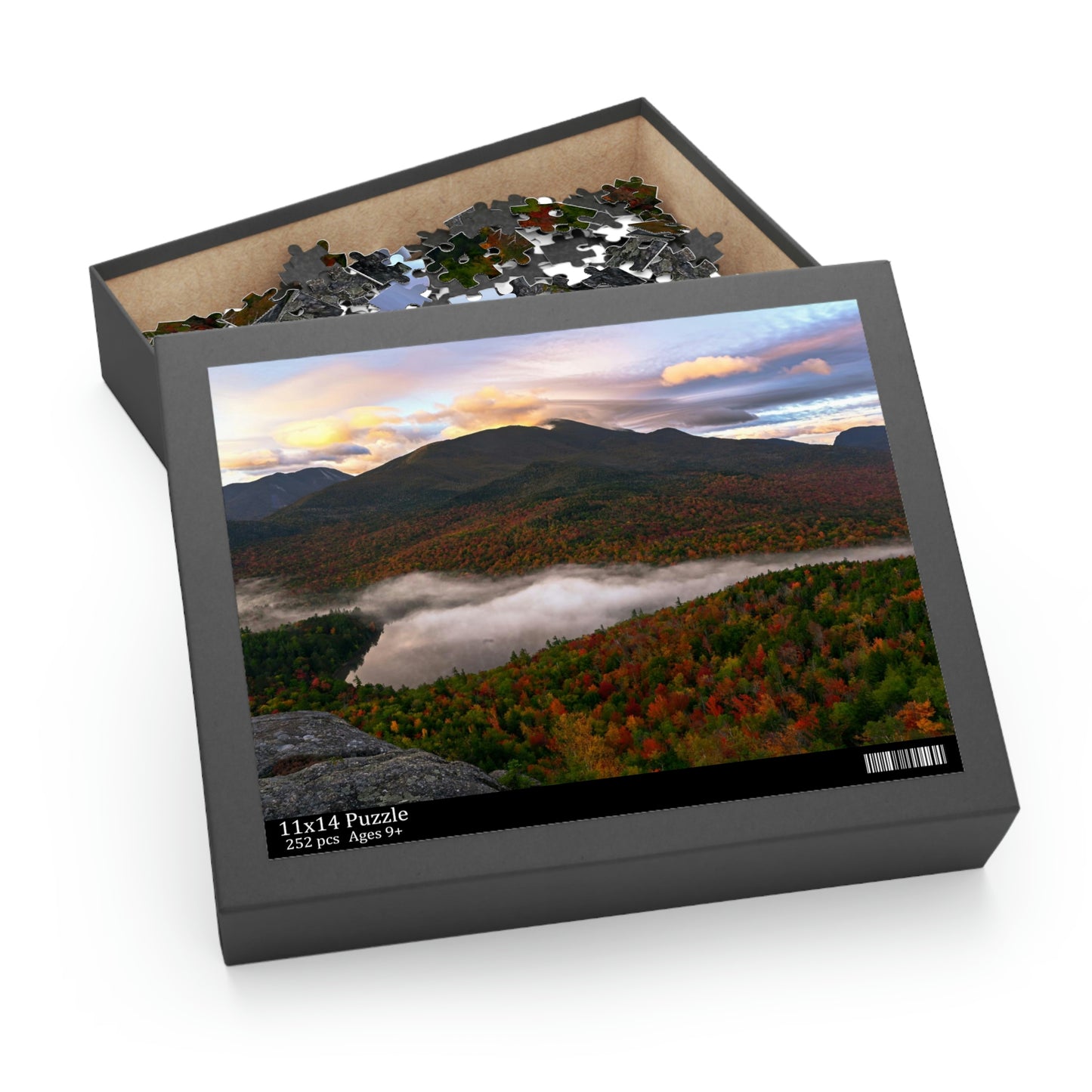 Puzzle - Autumn Sunrise over Heart Lake