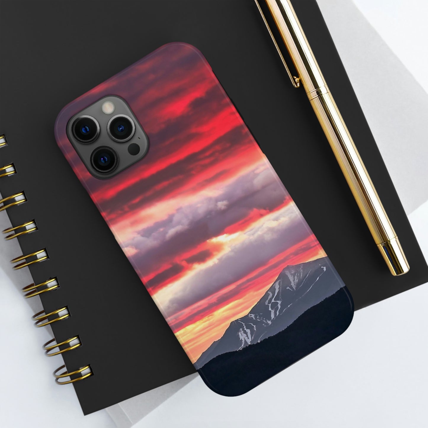 Impact Resistant Phone Case - Whiteface Mt. Sunset