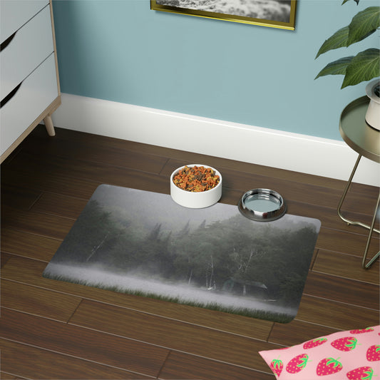 Pet Food Mat - Adirondack Morning