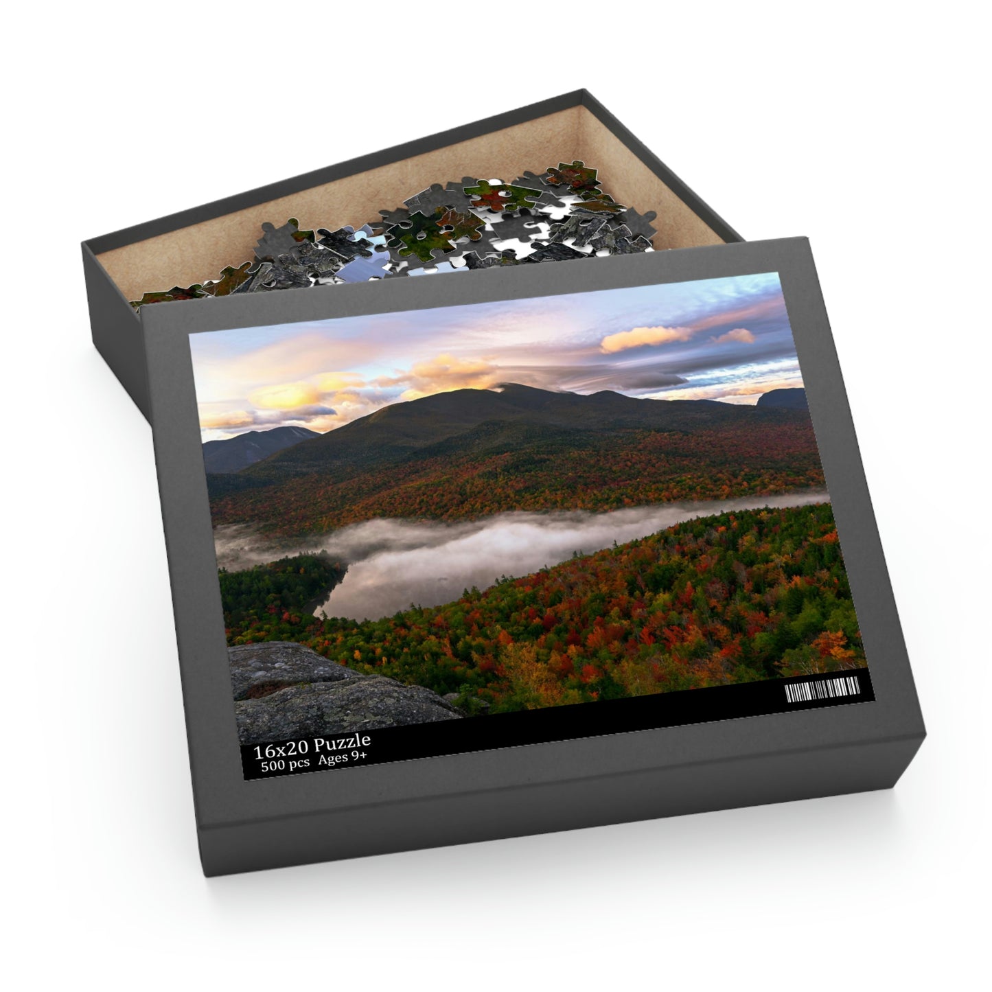 Puzzle - Autumn Sunrise over Heart Lake