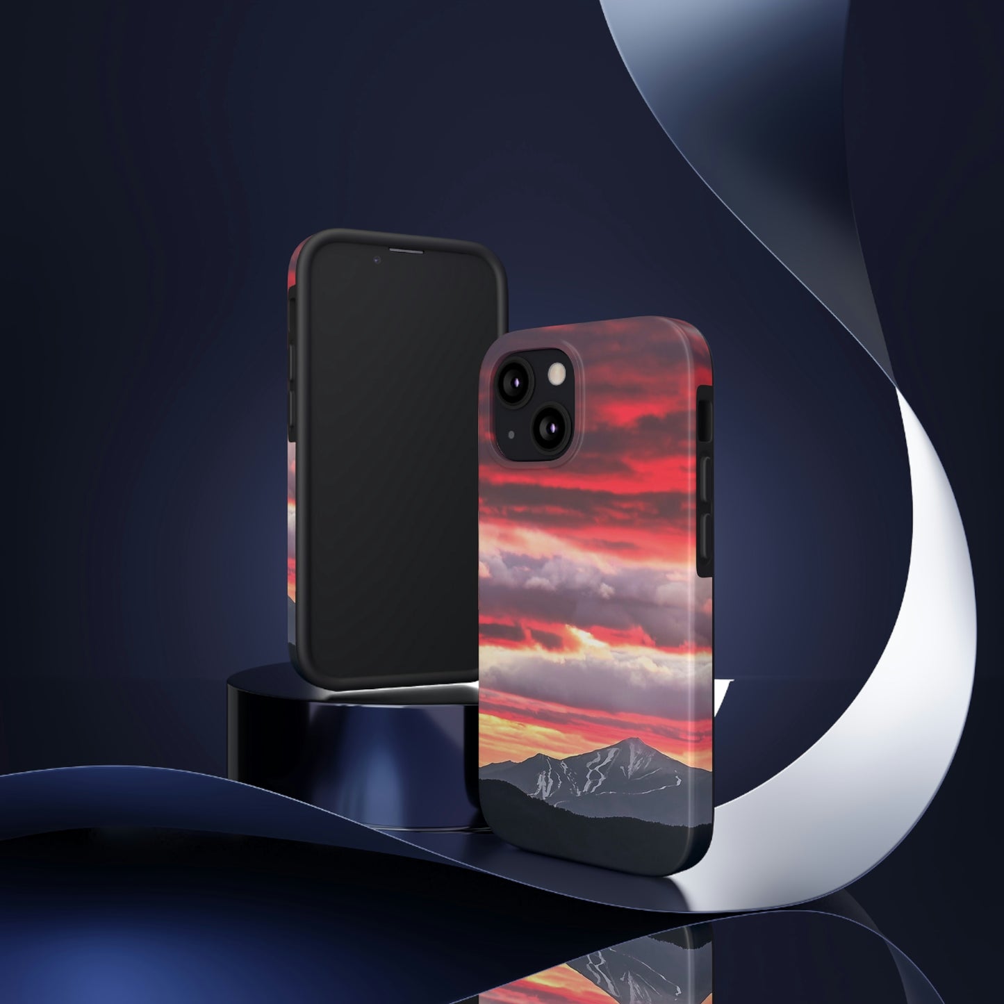 Impact Resistant Phone Case - Whiteface Mt. Sunset