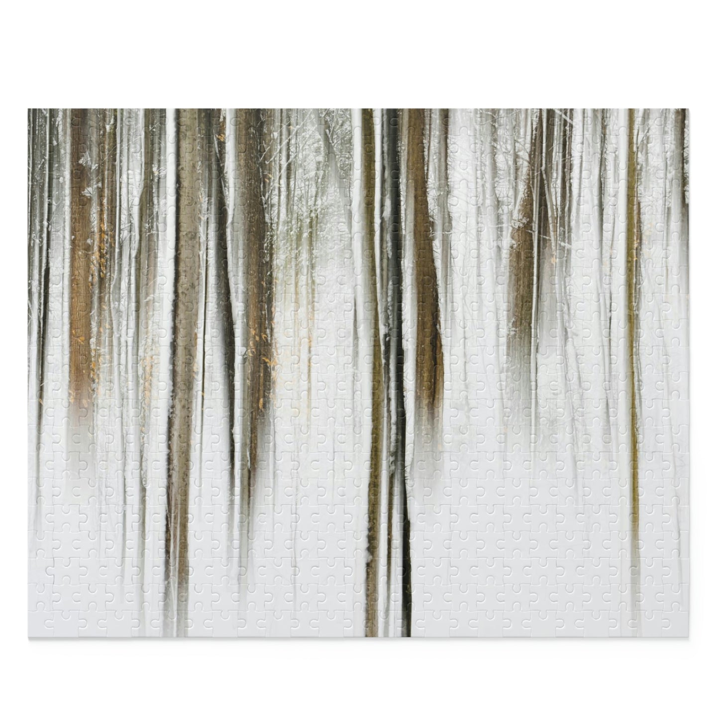 Puzzle - Abstract Winter Woods