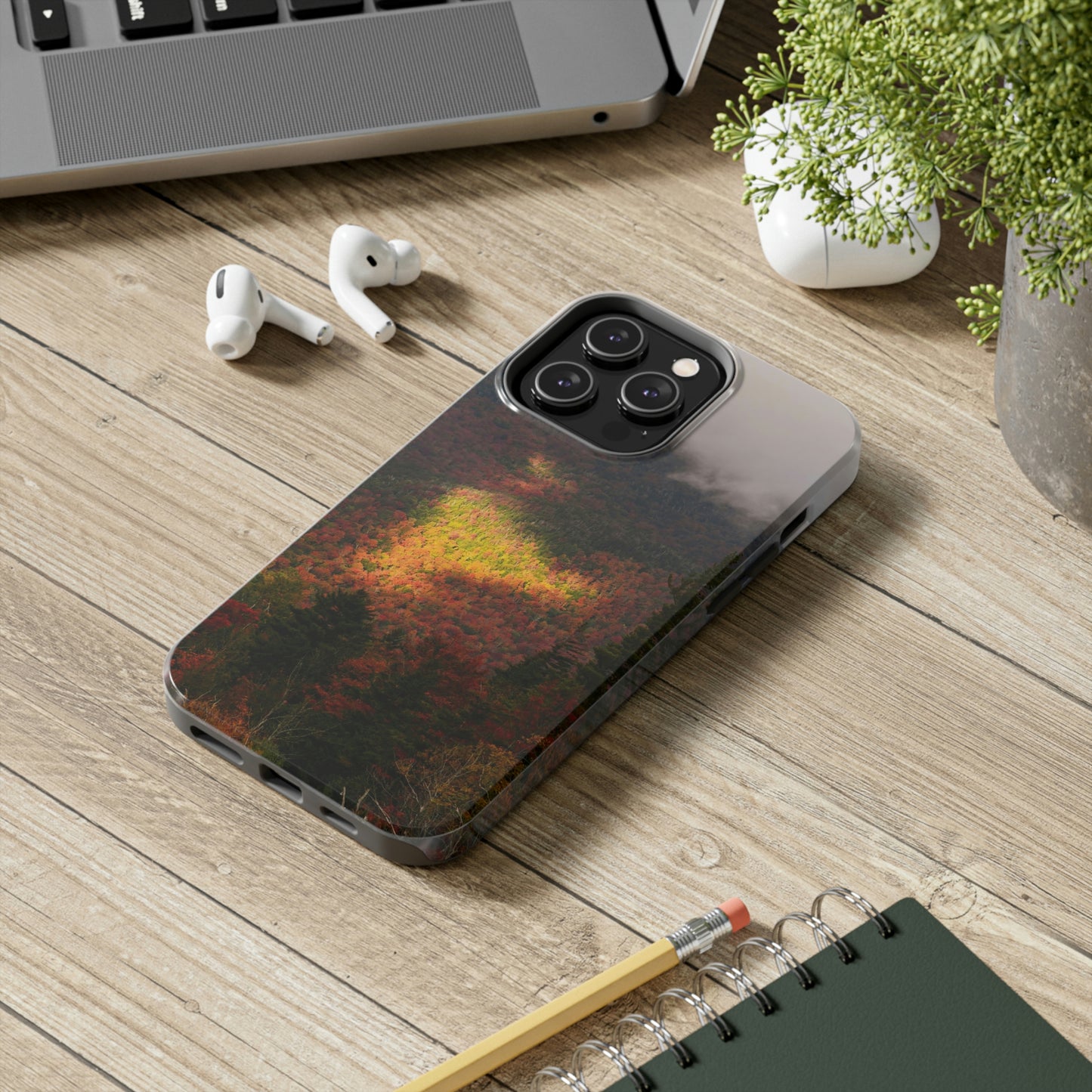 Impact Resistant Phone Case - Adirondack Fall Fog & Foliage