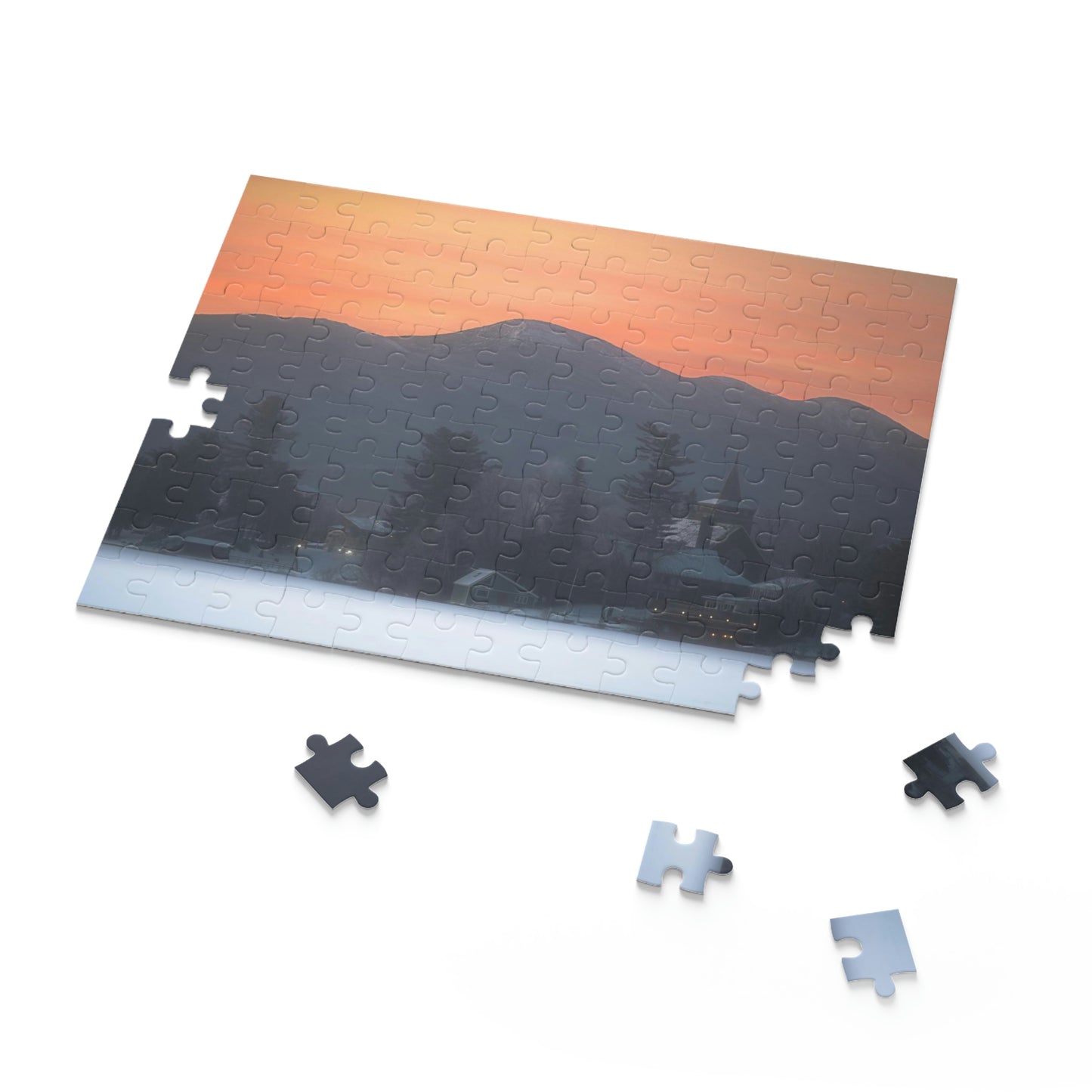 Puzzle - Mirror Lake Winter Sunrise