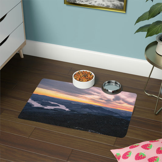 Pet Food Mat - Lake Placid View, Whiteface
