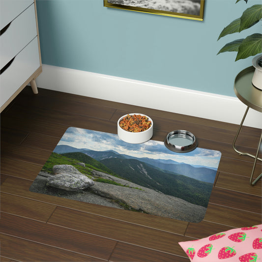 Pet Food Mat - Heart Shaped Rock on Gothics Mountain