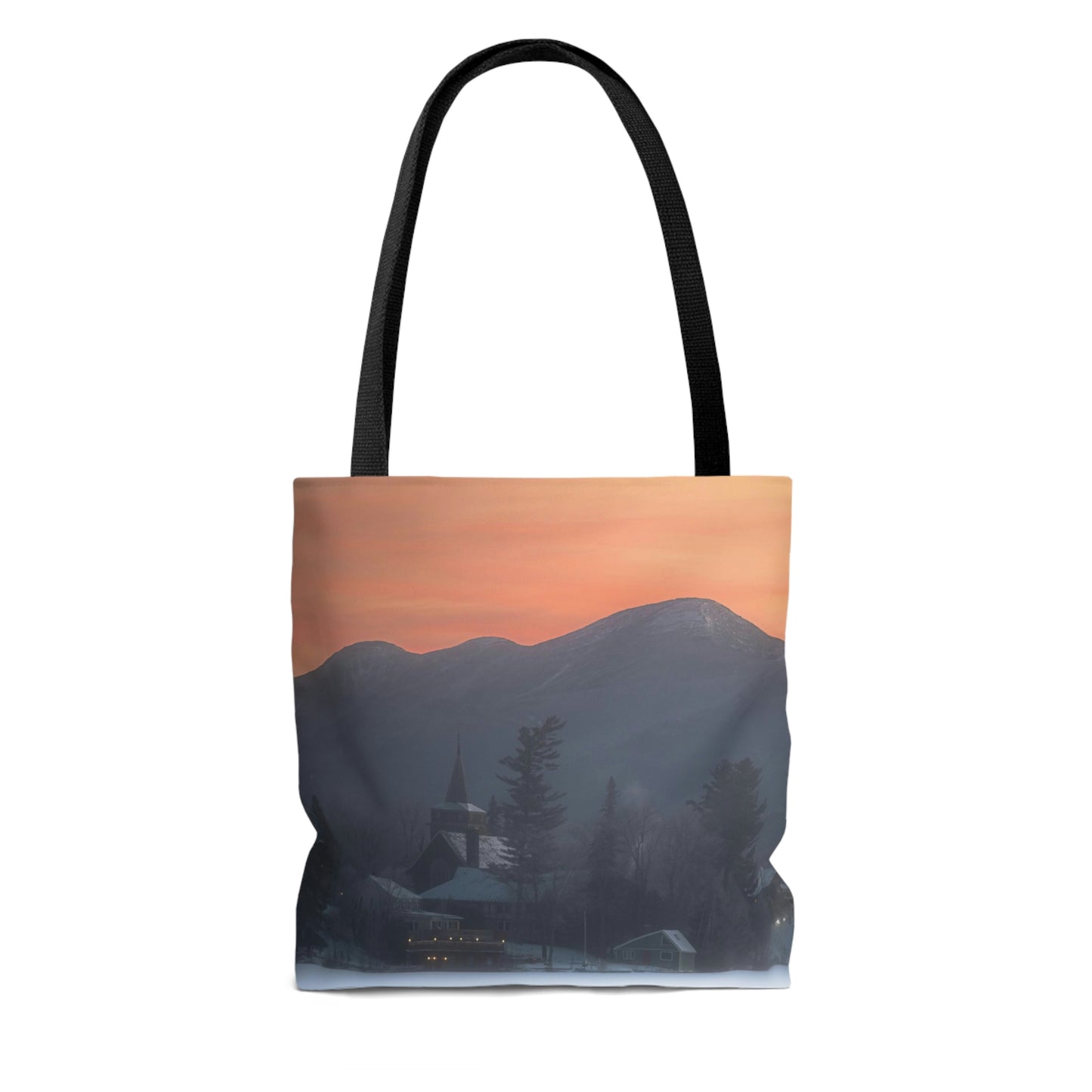 Tote Bag - Mirror Lake Winter Sunrise