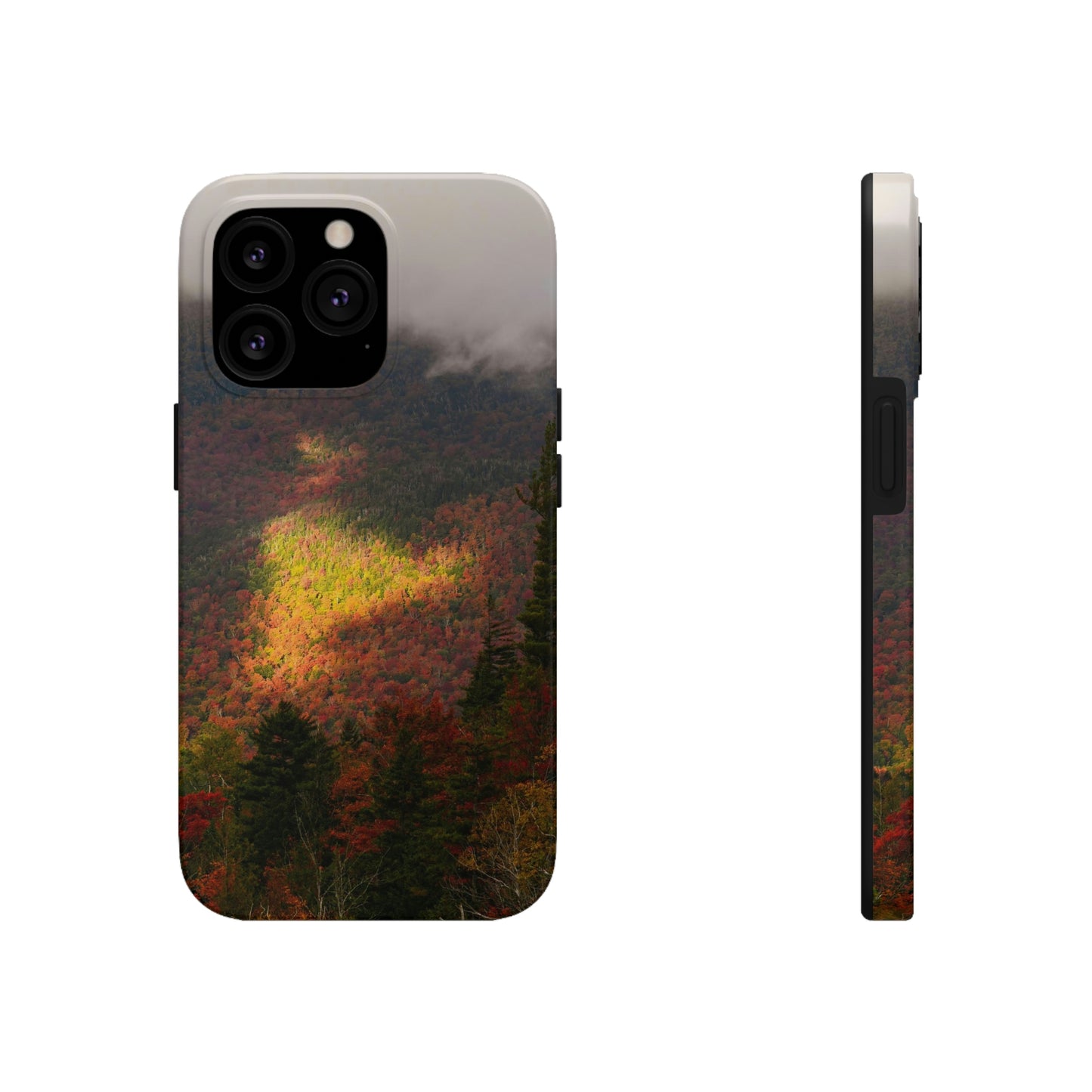 Impact Resistant Phone Case - Adirondack Fall Fog & Foliage