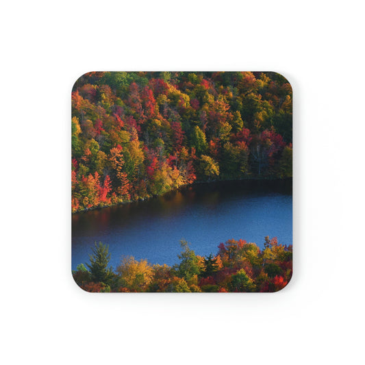 Cork Back Coaster - Peak Foliage
