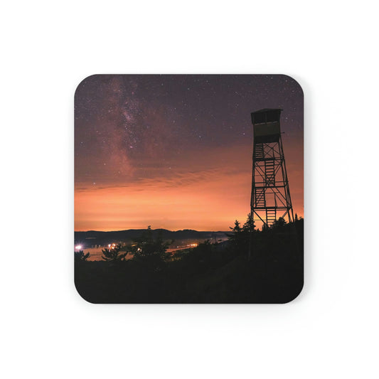 Cork Back Coaster - Starry Night, Bald Mt.