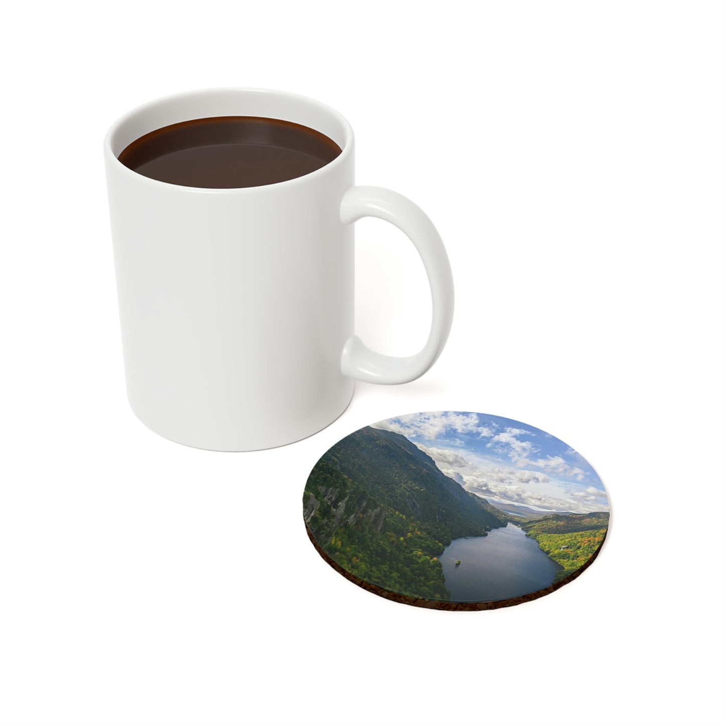 Cork Back Coaster - Indian Head Autumn