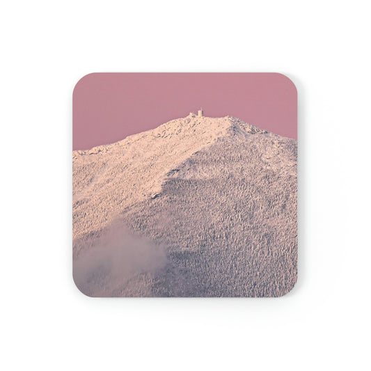 Cork Back Coaster - Pretty in Pink, Whiteface