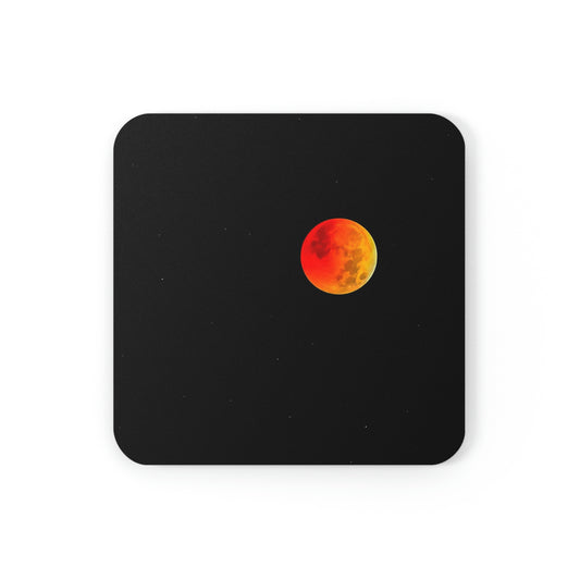 Cork Back Coaster - Lunar Eclipse