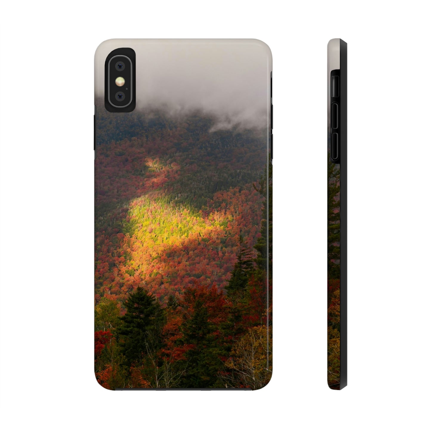 Impact Resistant Phone Case - Adirondack Fall Fog & Foliage