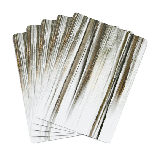 Playing Cards - Abstract Winter Woods
