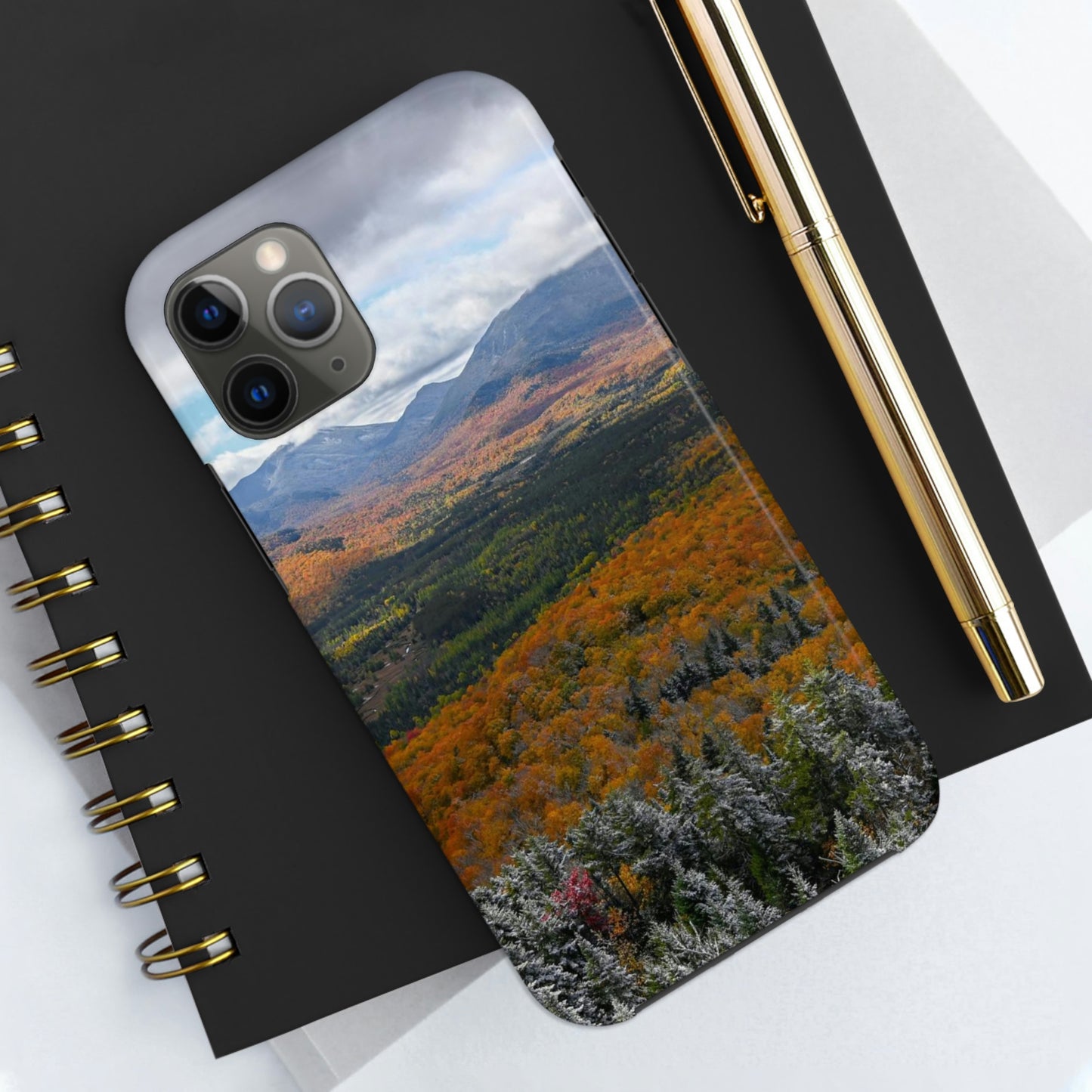 Impact Resistant Phone Case - Frosty Fall Day, Mt. Van Hoevenberg