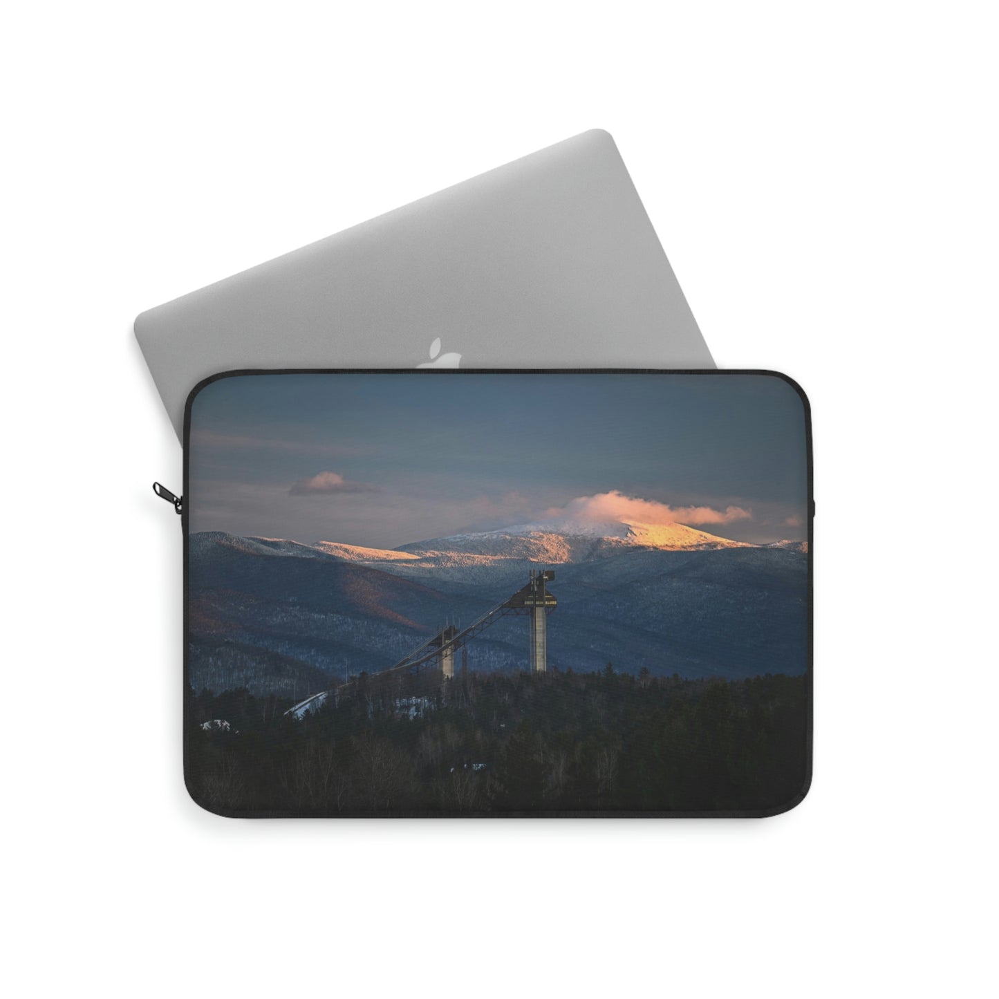 Laptop Sleeve - Olympic Ski Jumps, Lake Placid