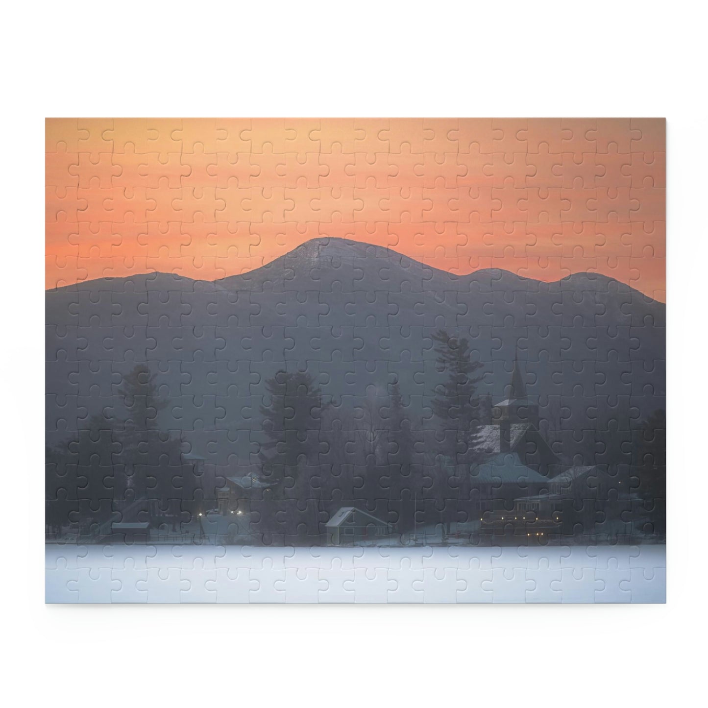 Puzzle - Mirror Lake Winter Sunrise