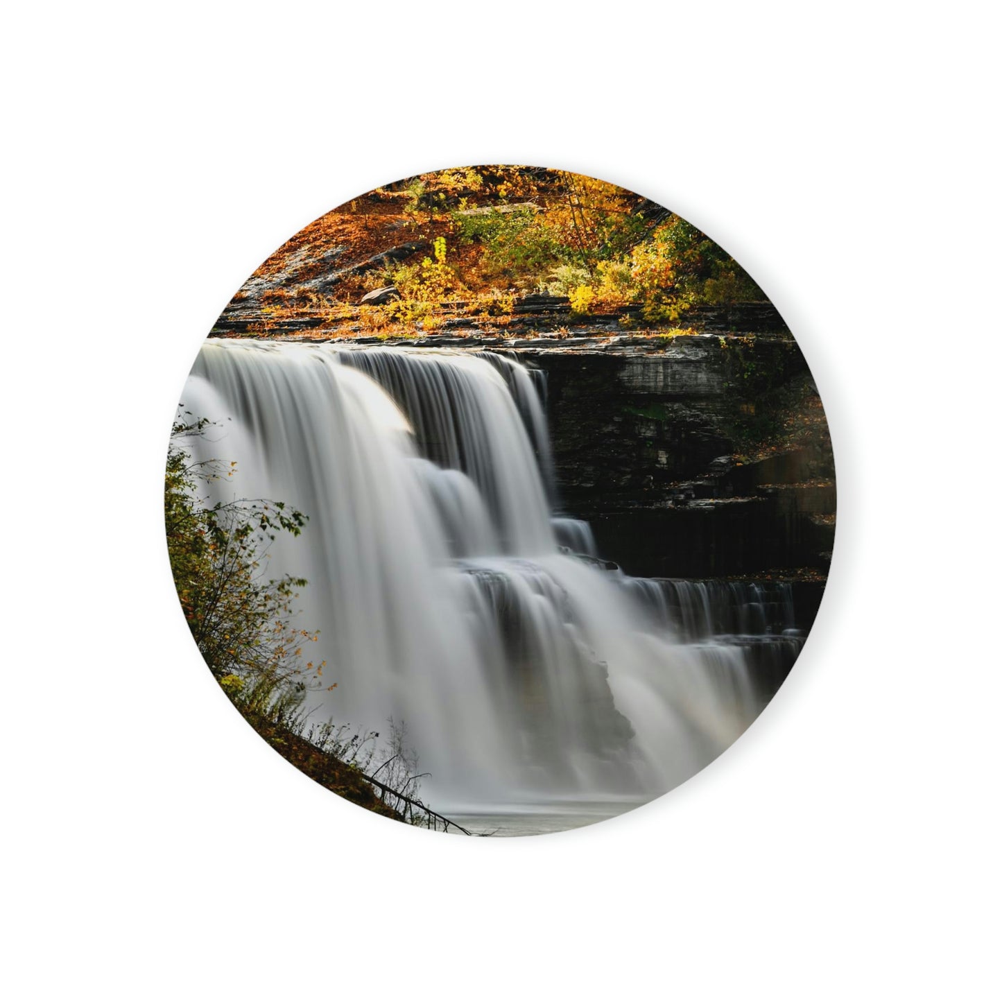 Cork Back Coaster - Lower Falls, Letchworth State Park