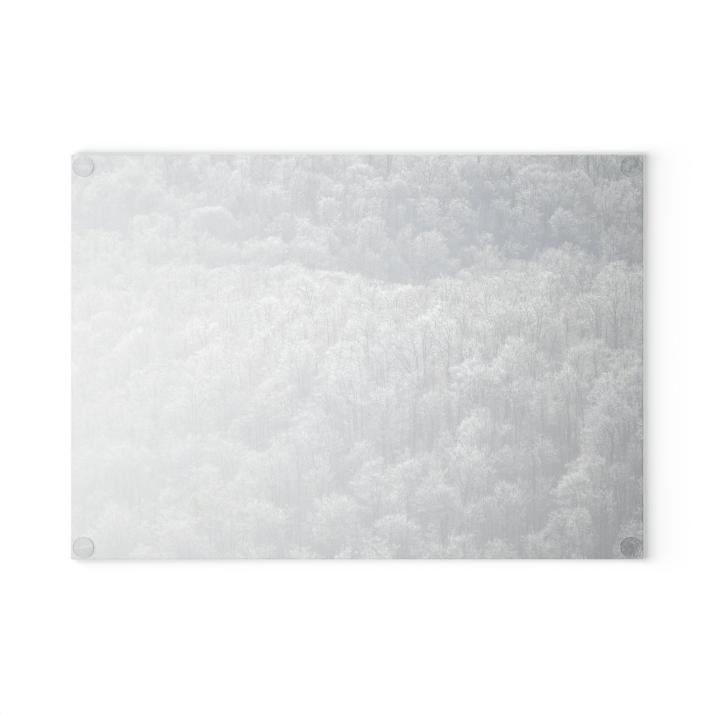 Glass Cutting Board - Frozen Trees