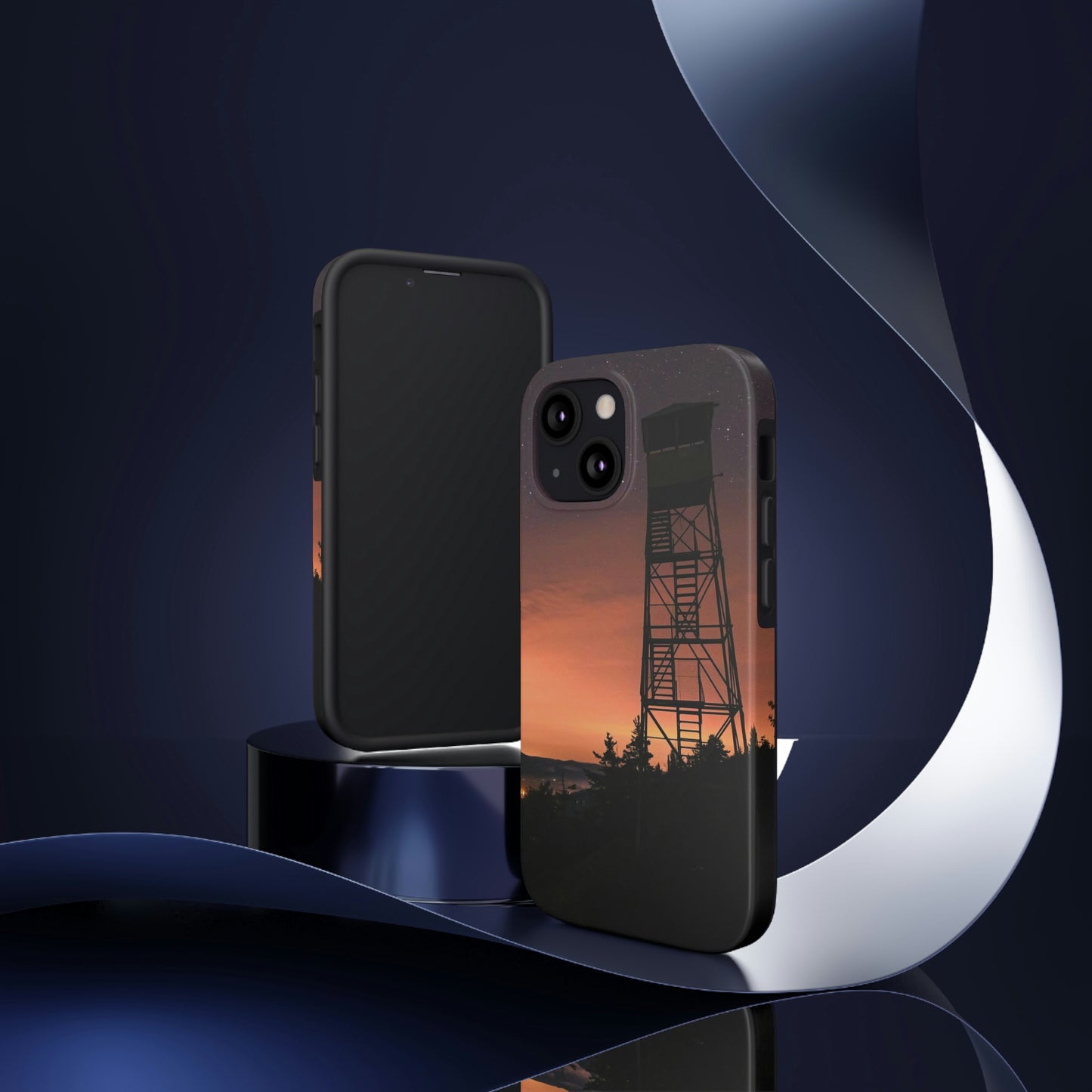 Impact Resistant Phone Case - Starry Night, Bald Mt.