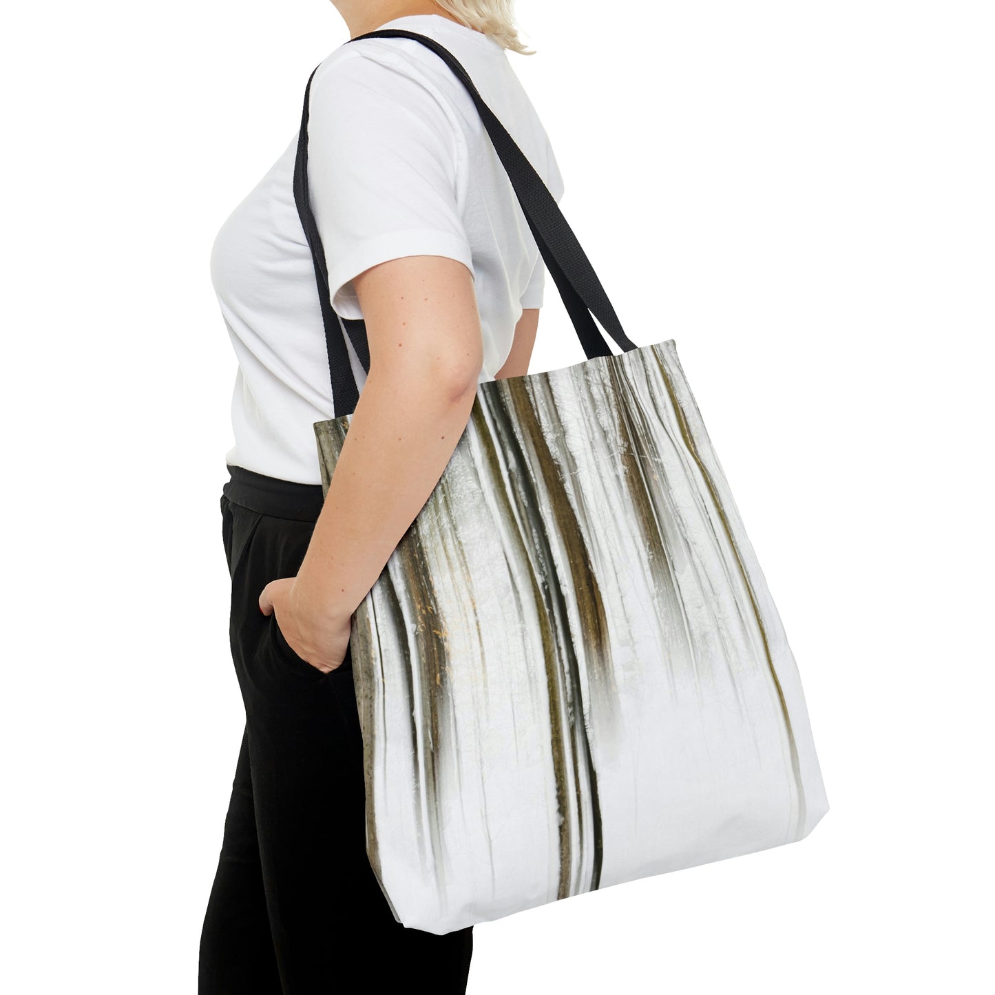 Tote Bag - Abstract Winter Woods