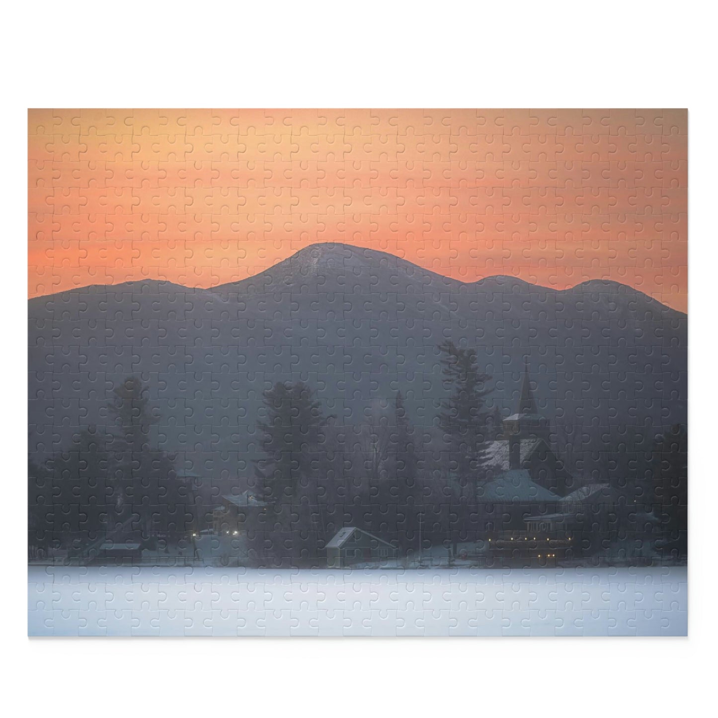 Puzzle - Mirror Lake Winter Sunrise