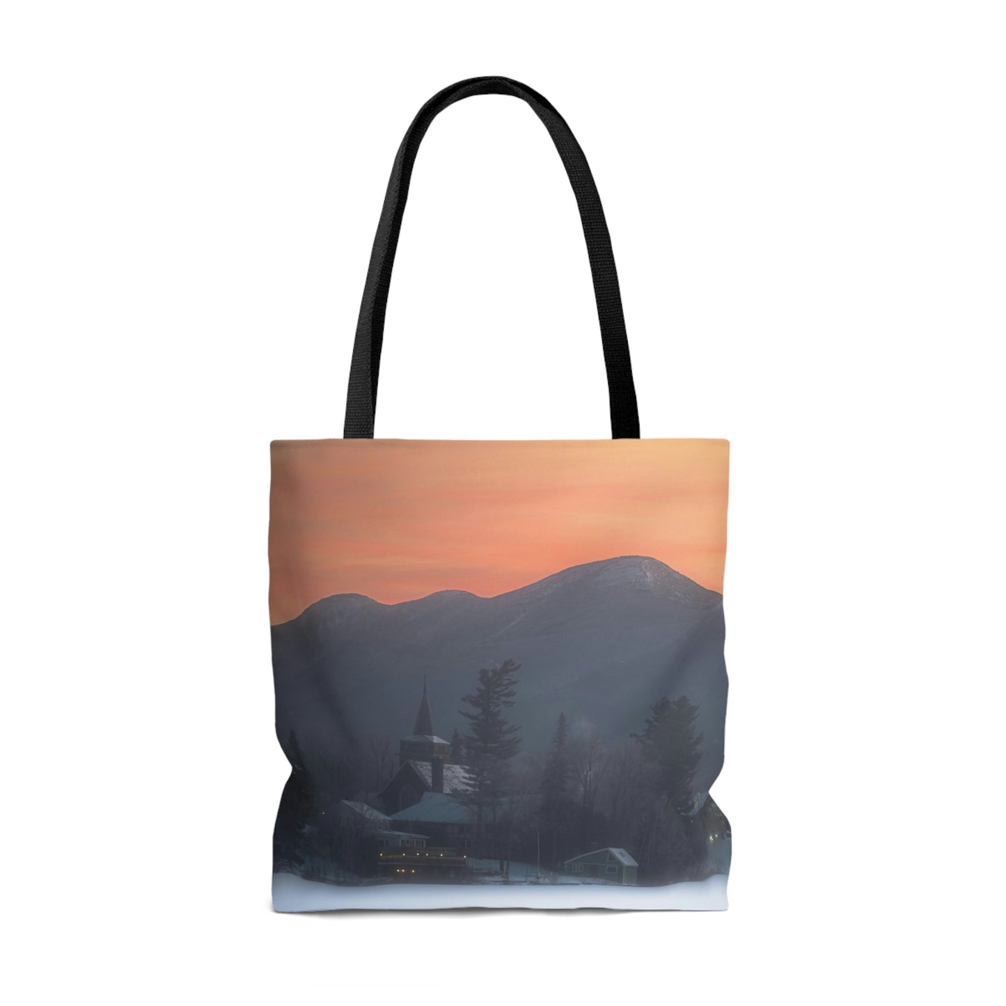 Tote Bag - Mirror Lake Winter Sunrise